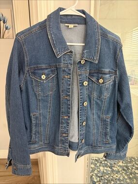 Style & Co. Medium Blue Denim Jean Jacket